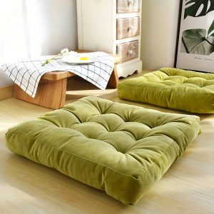 Large Plush Corduroy Floor Pillow