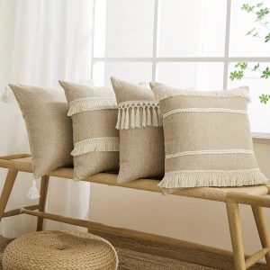 Decorative Throw Pillow Covers Set of 4