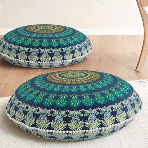 Set of 2 Meditation Floor Pillows