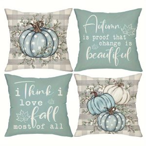 4-Piece Fall Pillow Covers