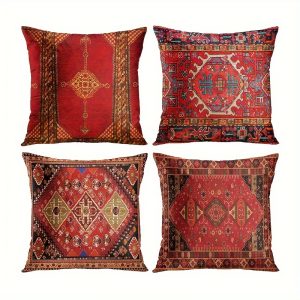 4-Piece Velvet Throw Pillow Covers Set