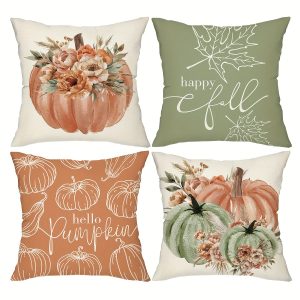 4-Piece Boho Fall Pillow Covers