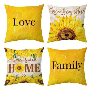 4-Piece Linen Blend Pillowcases