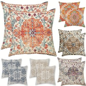 2pcs Boho Blue Pillow Covers