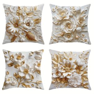 4-Piece Velvet Pillow Covers