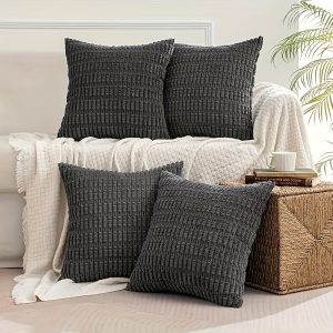 Pack of 4 Decorative Throw Pillow Covers