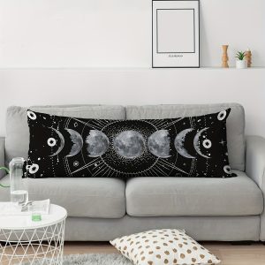 1pc Moon Phase Pillow Case